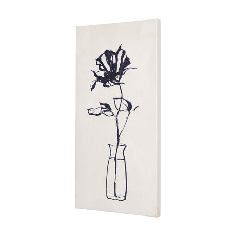 Sapphire Vase II by Mercana Studio a Hand Embellished Textured Canvas from Mercana - Luna Furniture