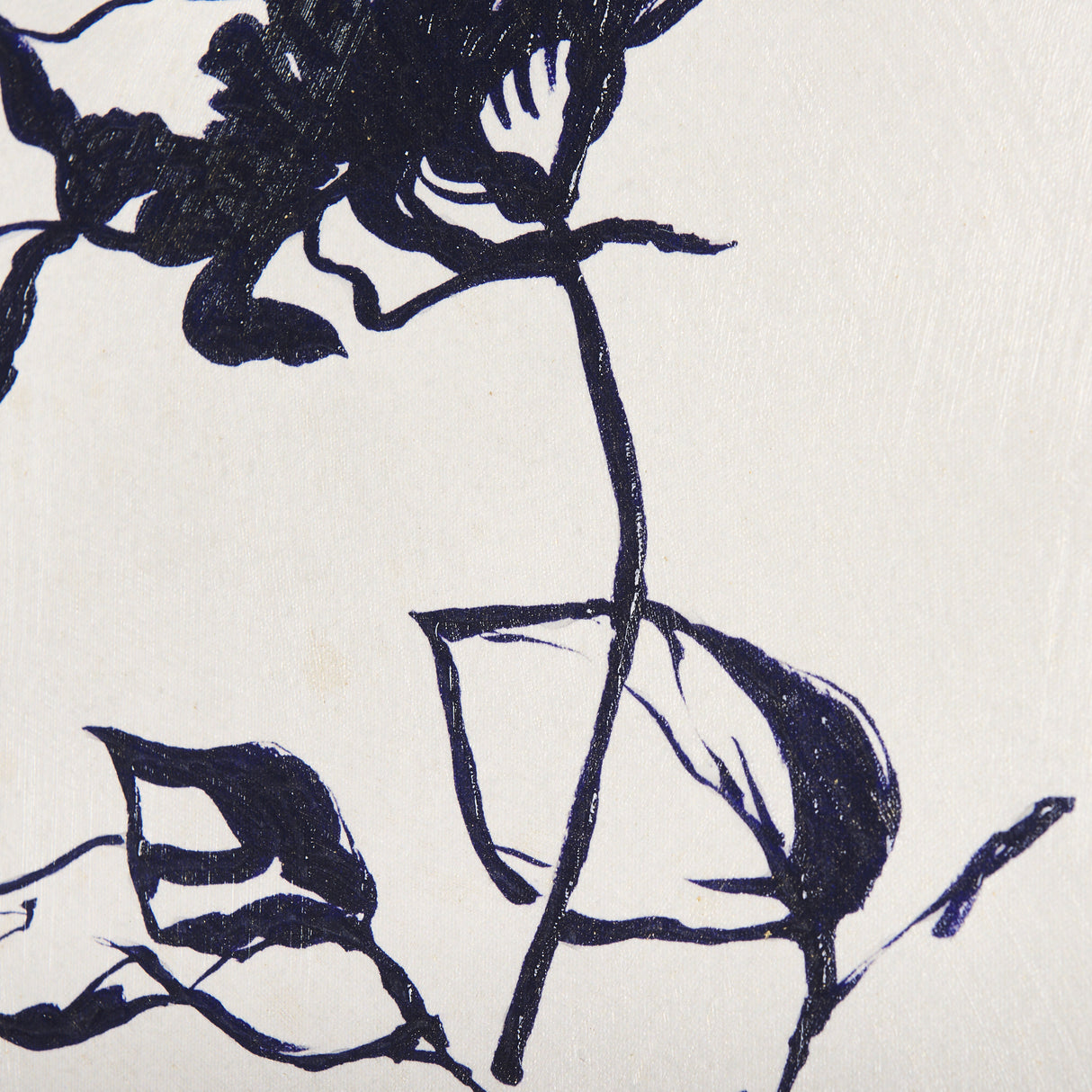 Sapphire Vase II by Mercana Studio a Hand Embellished Textured Canvas from Mercana - Luna Furniture