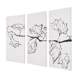 Begonia Vine (Left) by Mercana Studio a Hand Embellished Textured Canvas from Mercana - Luna Furniture