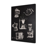 Coffee Maker Study by Mercana Studio a Hand Embellished Textured Canvas from Mercana - Luna Furniture