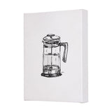 French Press by Mercana Studio a Hand Embellished Textured Canvas from Mercana - Luna Furniture
