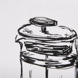 French Press by Mercana Studio a Hand Embellished Textured Canvas from Mercana - Luna Furniture