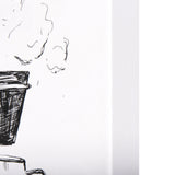 Pour Over by Mercana Studio a Hand Embellished Textured Canvas from Mercana - Luna Furniture