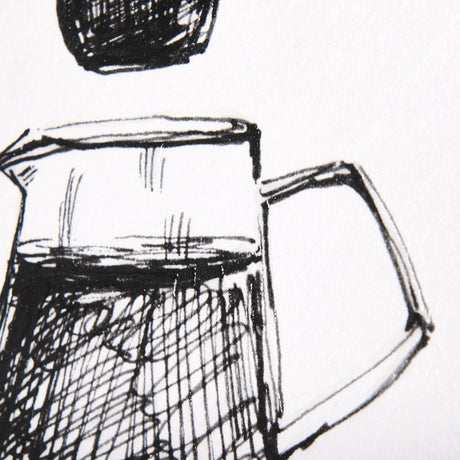 Pour Over by Mercana Studio a Hand Embellished Textured Canvas from Mercana - Luna Furniture