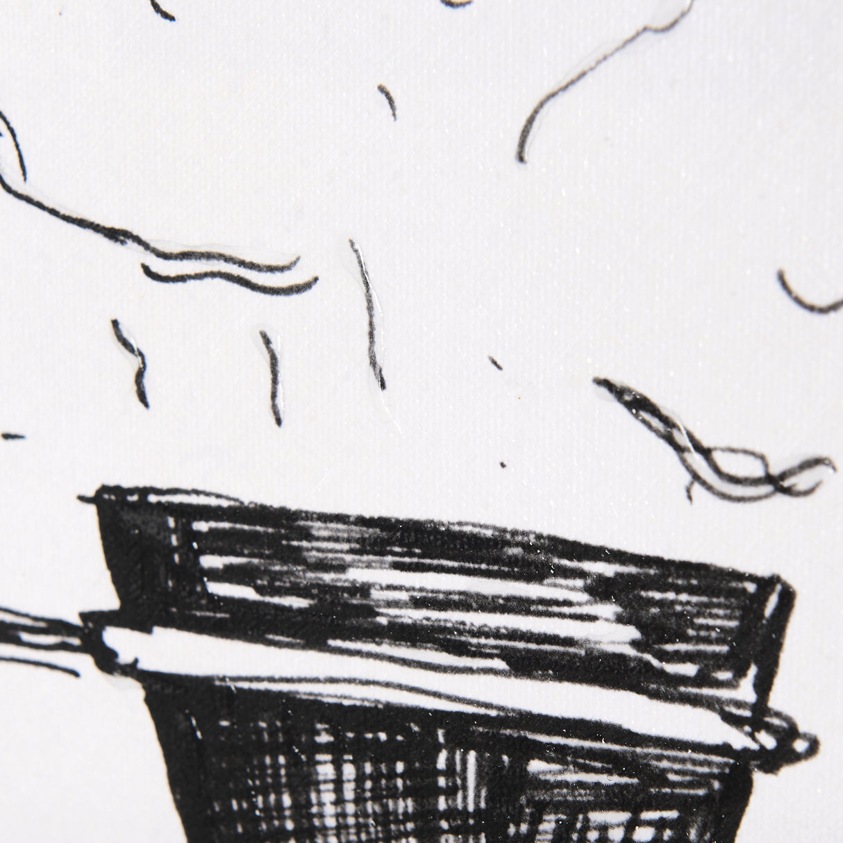 Pour Over by Mercana Studio a Hand Embellished Textured Canvas from Mercana - Luna Furniture