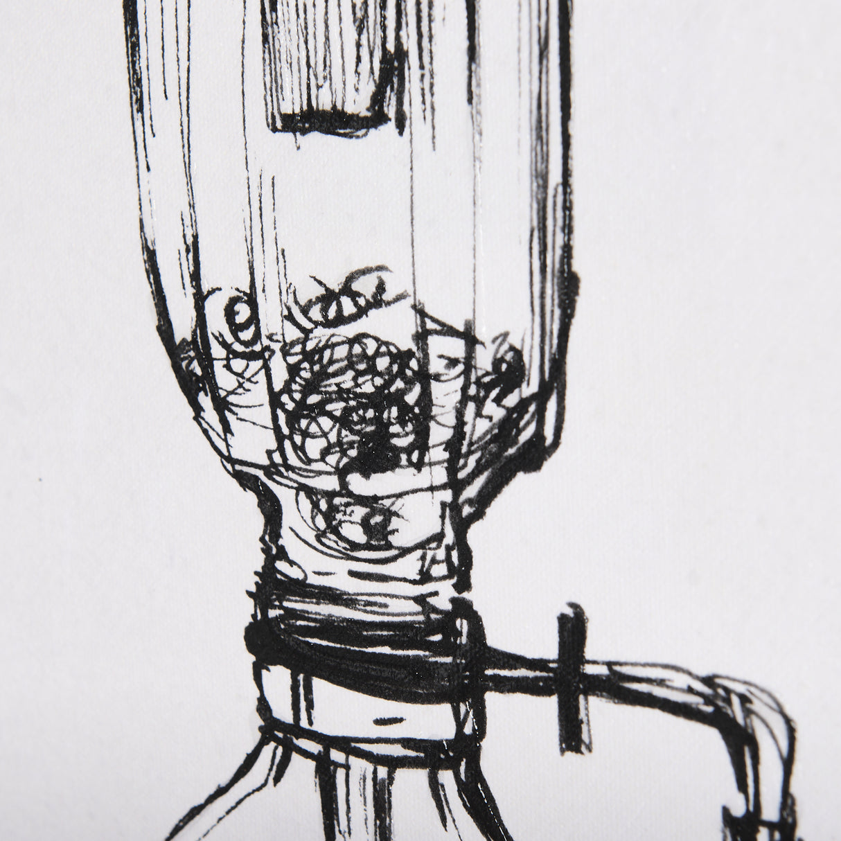 Siphon Coffee Maker by Mercana Studio a Hand Embellished Textured Canvas from Mercana - Luna Furniture