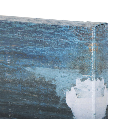 Cloud Bay I by Mercana Studio a Hand Embellished Textured Canvas from Mercana - Luna Furniture
