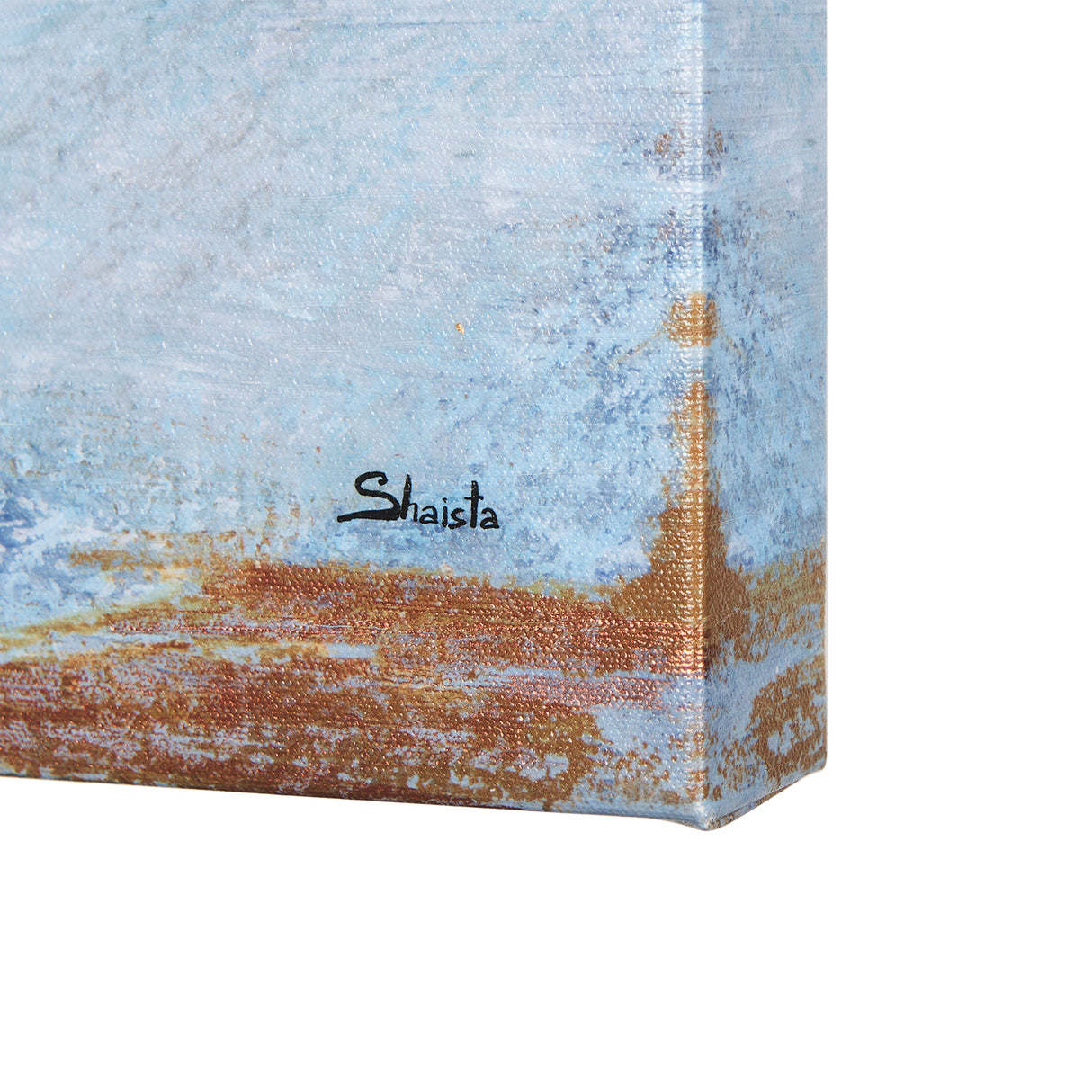 Cloud Bay II by Mercana Studio a Hand Embellished Textured Canvas from Mercana - Luna Furniture