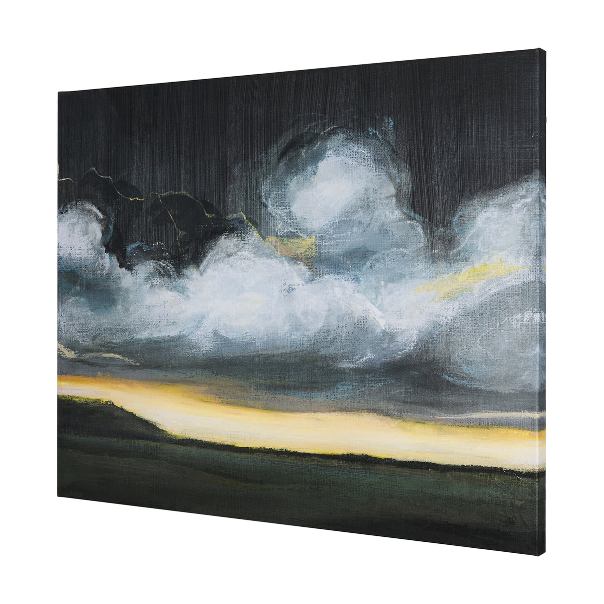 Stormy Skies I by Mercana Studio a Hand Embellished Textured Canvas from Mercana - Luna Furniture