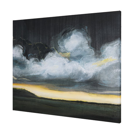 Stormy Skies I by Mercana Studio a Hand Embellished Textured Canvas from Mercana - Luna Furniture