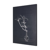 Ikebana Dark I by Mercana Studio a Hand Embellished Textured Canvas from Mercana - Luna Furniture