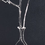 Ikebana Dark II by Mercana Studio a Hand Embellished Textured Canvas from Mercana - Luna Furniture
