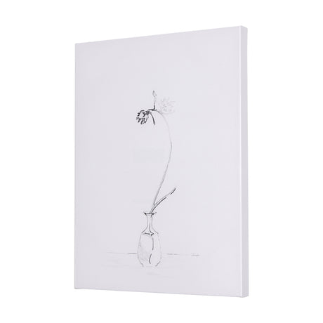 Ikebana Light II by Mercana Studio a Hand Embellished Textured Canvas from Mercana - Luna Furniture