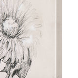 Dandelion Drawing II by Mercana Studio a Hand Embellished Textured Canvas from Mercana - Luna Furniture