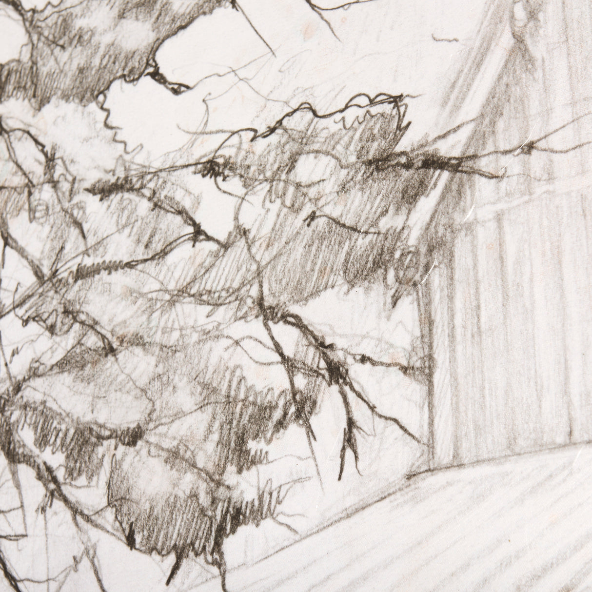 Old West Collection I ( Farm view) by Mercana Studio a Hand Embellished Textured Canvas from Mercana - Luna Furniture