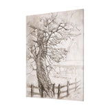 Old West Collection I ( Farm view) by Mercana Studio a Hand Embellished Textured Canvas from Mercana - Luna Furniture