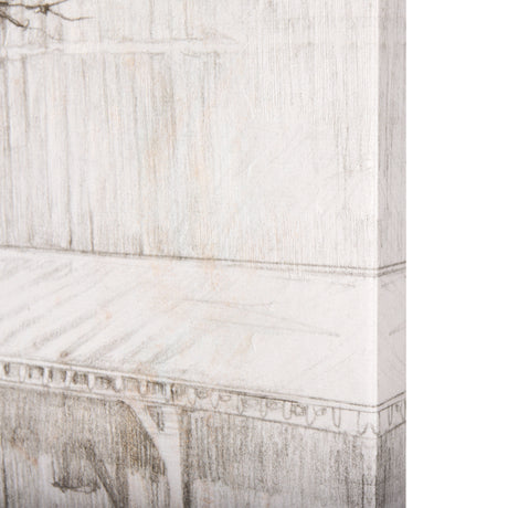 Old West Collection I ( Farm view) by Mercana Studio a Hand Embellished Textured Canvas from Mercana - Luna Furniture