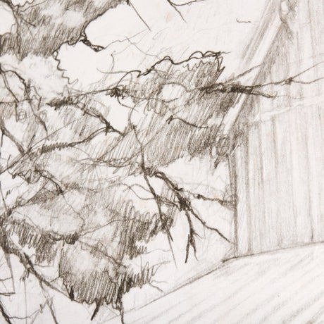 Old West Collection I ( Farm view) by Mercana Studio a Hand Embellished Textured Canvas from Mercana - Luna Furniture