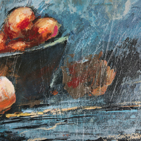 Still Life with Tangerine by Mercana Studio a Hand Embellished Textured Canvas from Mercana - Luna Furniture