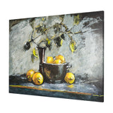 Still Life with Lemons by Mercana Studio a Hand Embellished Textured Canvas from Mercana - Luna Furniture