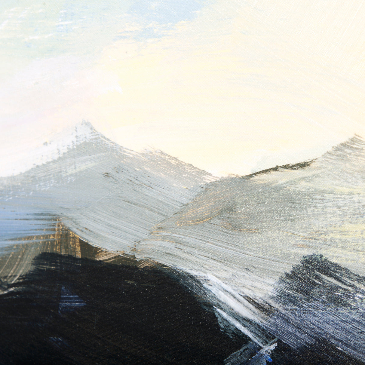 Sunrise Valley II by Mercana Studio a Hand Embellished Textured Canvas from Mercana - Luna Furniture