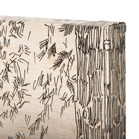 Fireside III by Mercana Studio a Hand Embellished Textured Canvas from Mercana - Luna Furniture