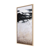 Black Strokes I by Mercana Studio a Hand Embellished Textured Framed Canvas from Mercana - Luna Furniture
