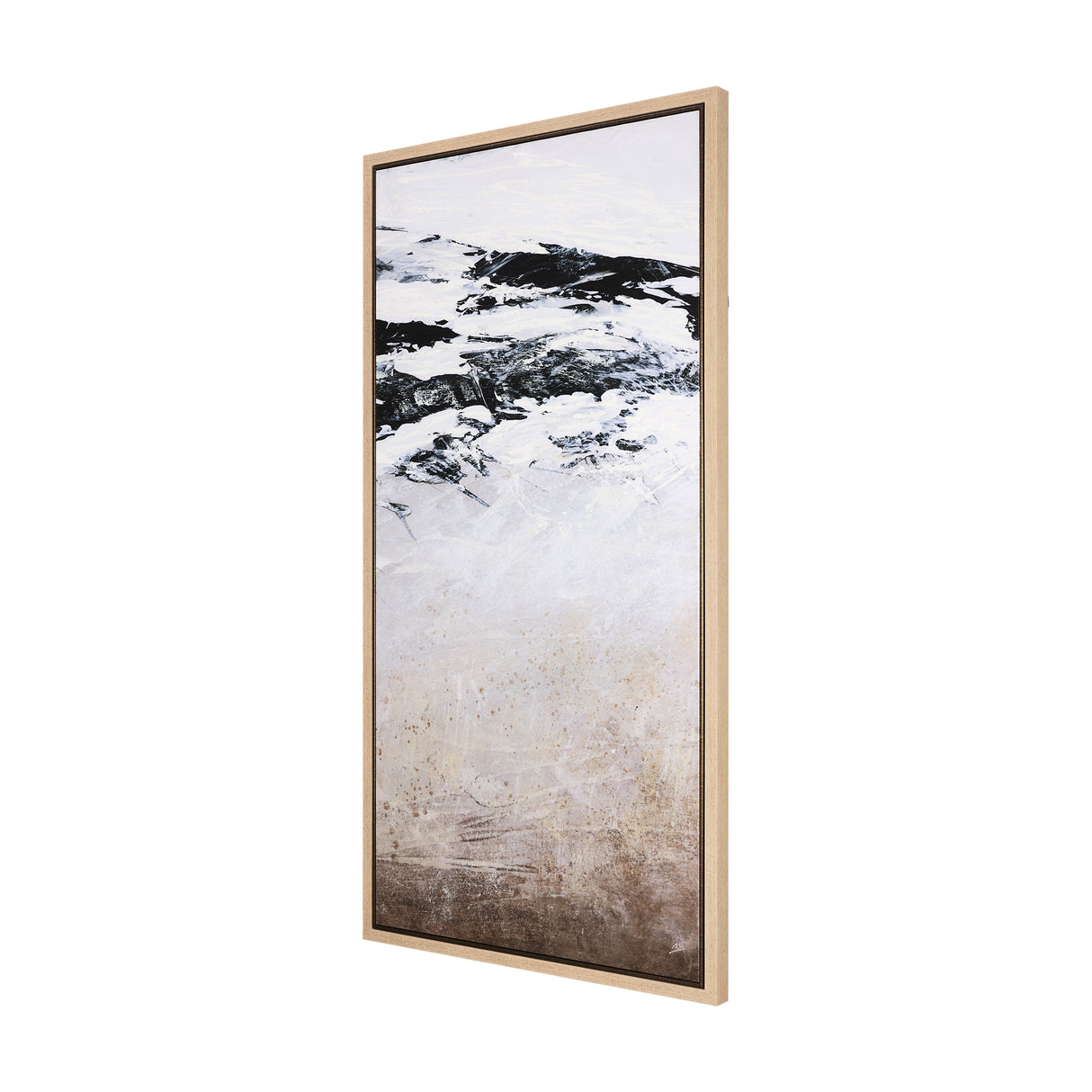 Black Strokes II by Mercana Studio a Hand Embellished Textured Framed Canvas from Mercana - Luna Furniture