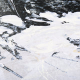 Black Strokes II by Mercana Studio a Hand Embellished Textured Framed Canvas from Mercana - Luna Furniture