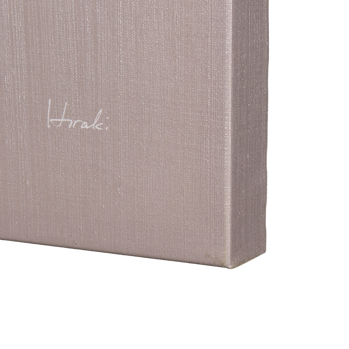 Rain of Feather Warm Gray by Mercana Studio a Hand Embellished Textured Canvas from Mercana - Luna Furniture
