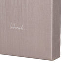 Rain of Feather Warm Gray by Mercana Studio a Hand Embellished Textured Canvas from Mercana - Luna Furniture