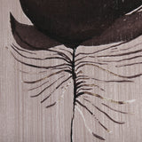 Rain of Feather Warm Gray by Mercana Studio a Hand Embellished Textured Canvas from Mercana - Luna Furniture