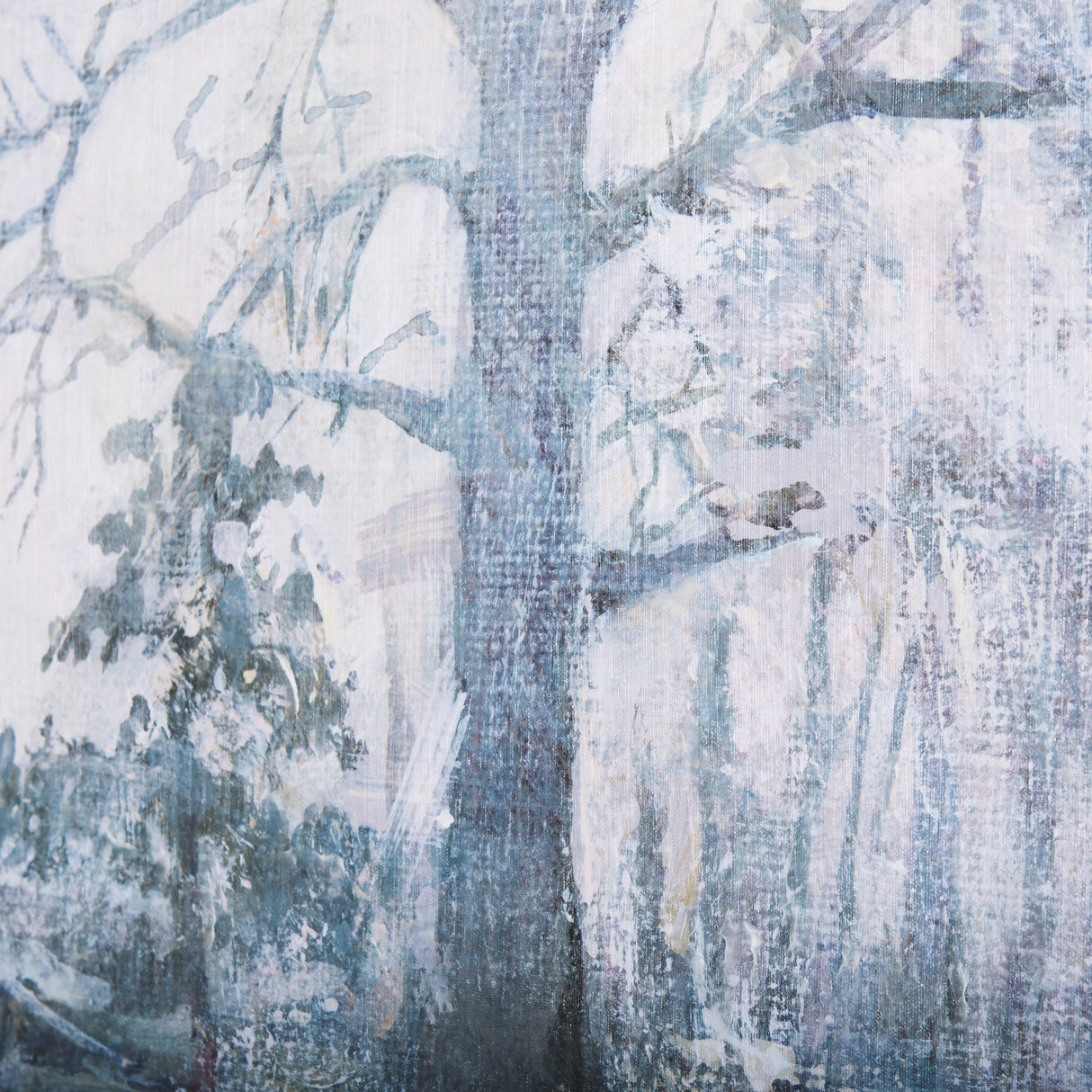A Fresh Winter Morning I by Mercana Studio a Hand Embellished Textured Canvas from Mercana - Luna Furniture