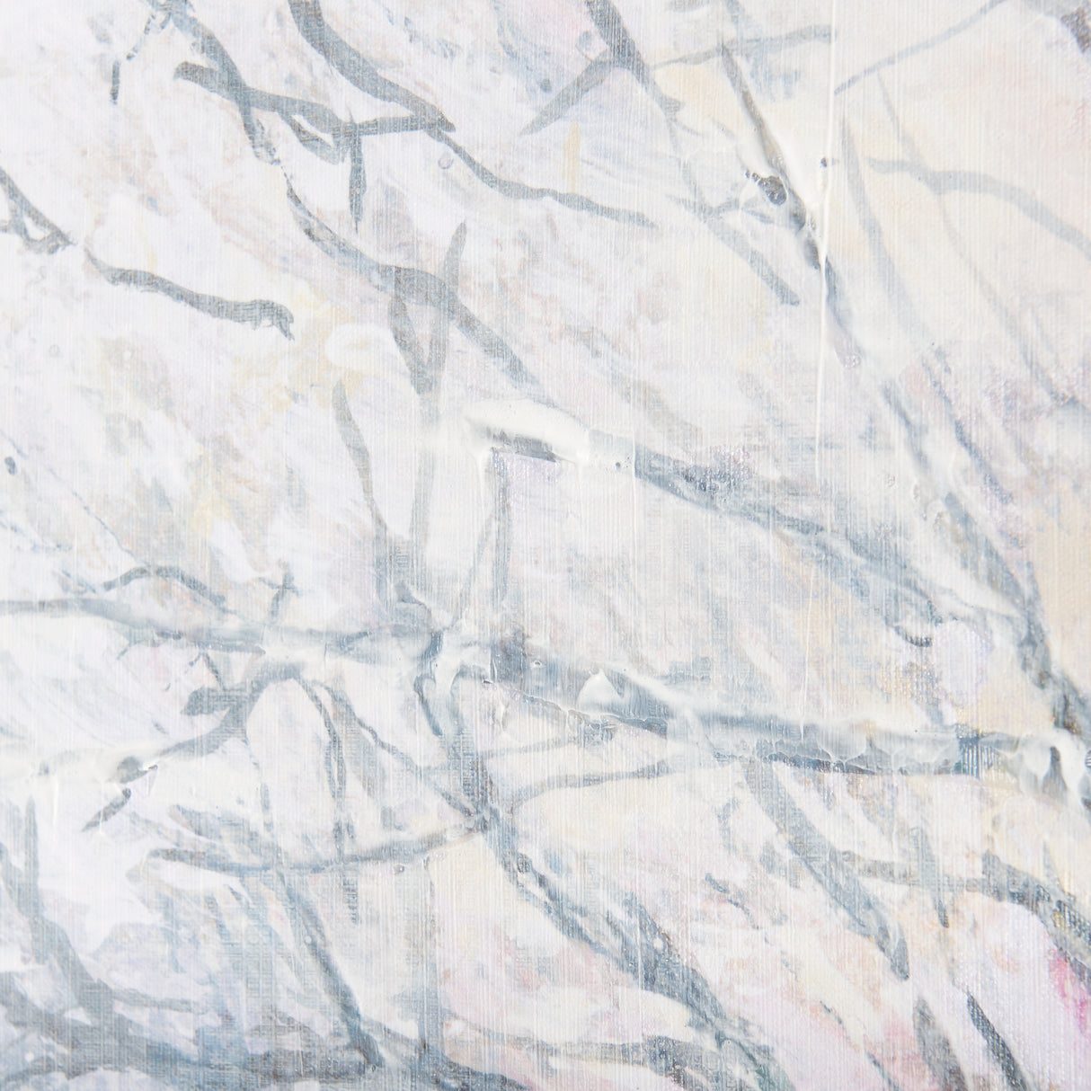 A Fresh Winter Morning II by Mercana Studio a Hand Embellished Textured Canvas from Mercana - Luna Furniture