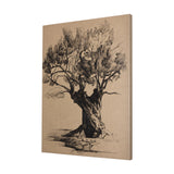 Tree Drawing I by Mercana Studio a Hand Embellished Textured Canvas from Mercana - Luna Furniture