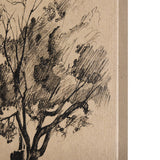 Tree Drawing I by Mercana Studio a Hand Embellished Textured Canvas from Mercana - Luna Furniture