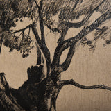 Tree Drawing I by Mercana Studio a Hand Embellished Textured Canvas from Mercana - Luna Furniture