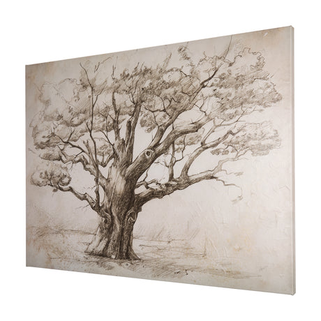 Secret Life of Tree by Mercana Studio a Hand Embellished Textured Canvas from Mercana - Luna Furniture