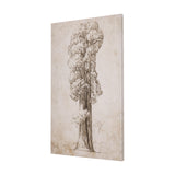 Westcoast Tree Drawing I by Mercana Studio a Hand Embellished Textured Canvas from Mercana - Luna Furniture