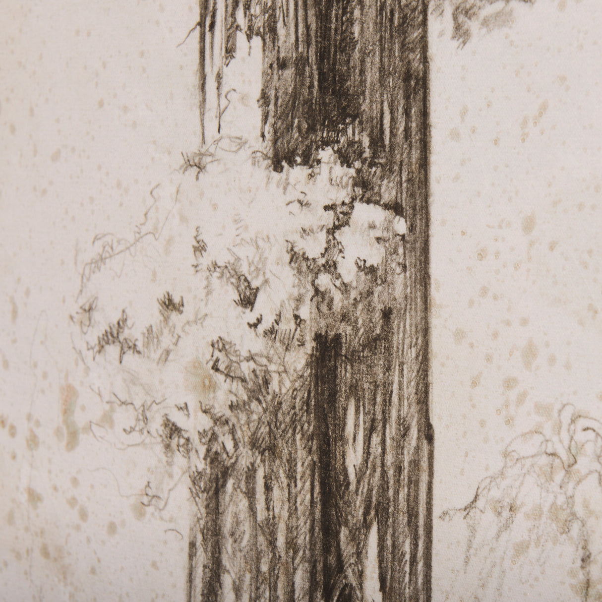 Westcoast Tree Drawing I by Mercana Studio a Hand Embellished Textured Canvas from Mercana - Luna Furniture