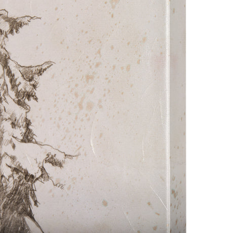 Westcoast Tree Drawing II by Mercana Studio a Hand Embellished Textured Canvas from Mercana - Luna Furniture