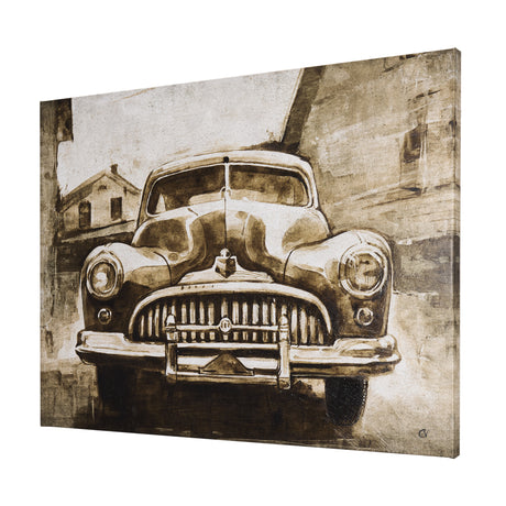 Vintage Car Picture III by Mercana Studio a Hand Embellished Textured Canvas from Mercana - Luna Furniture