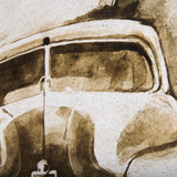 Vintage Car Picture III by Mercana Studio a Hand Embellished Textured Canvas from Mercana - Luna Furniture