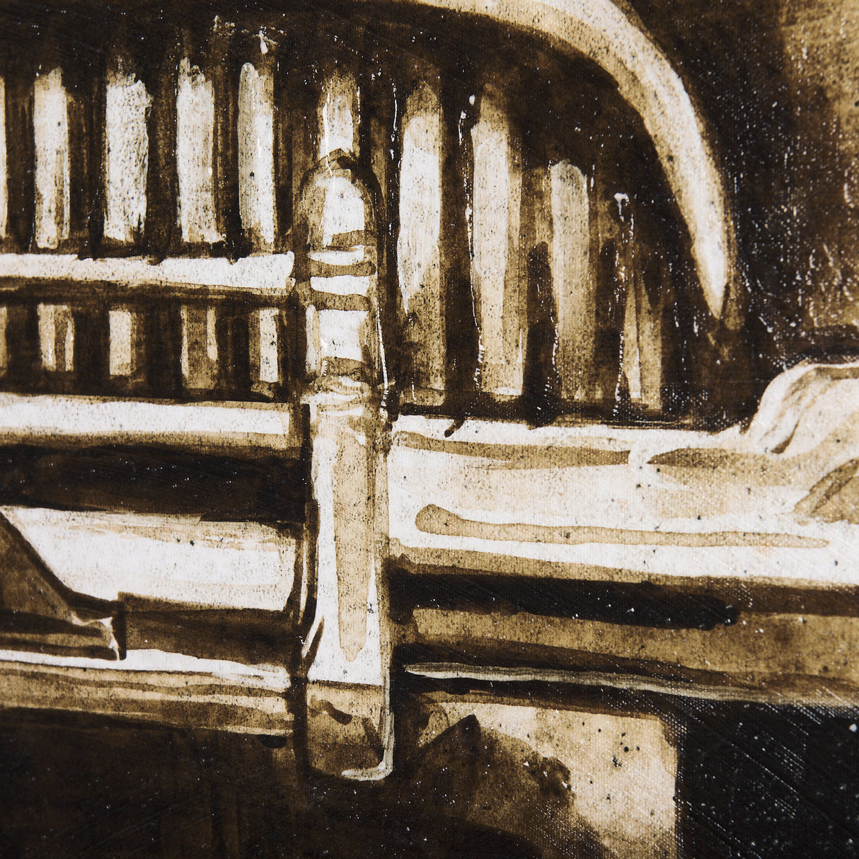 Vintage Car Picture III by Mercana Studio a Hand Embellished Textured Canvas from Mercana - Luna Furniture