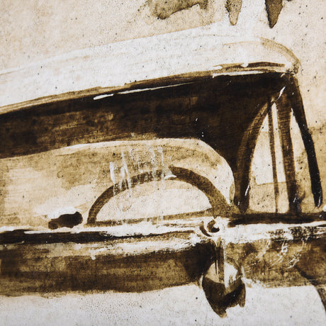 Vintage Car Picture IV by Mercana Studio a Hand Embellished Textured Canvas from Mercana - Luna Furniture