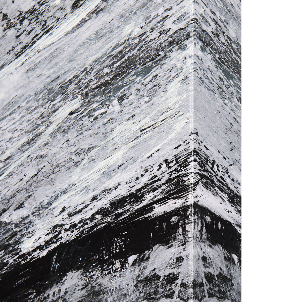 Black Composition I by Mercana Studio a Hand Embellished Textured Canvas from Mercana - Luna Furniture