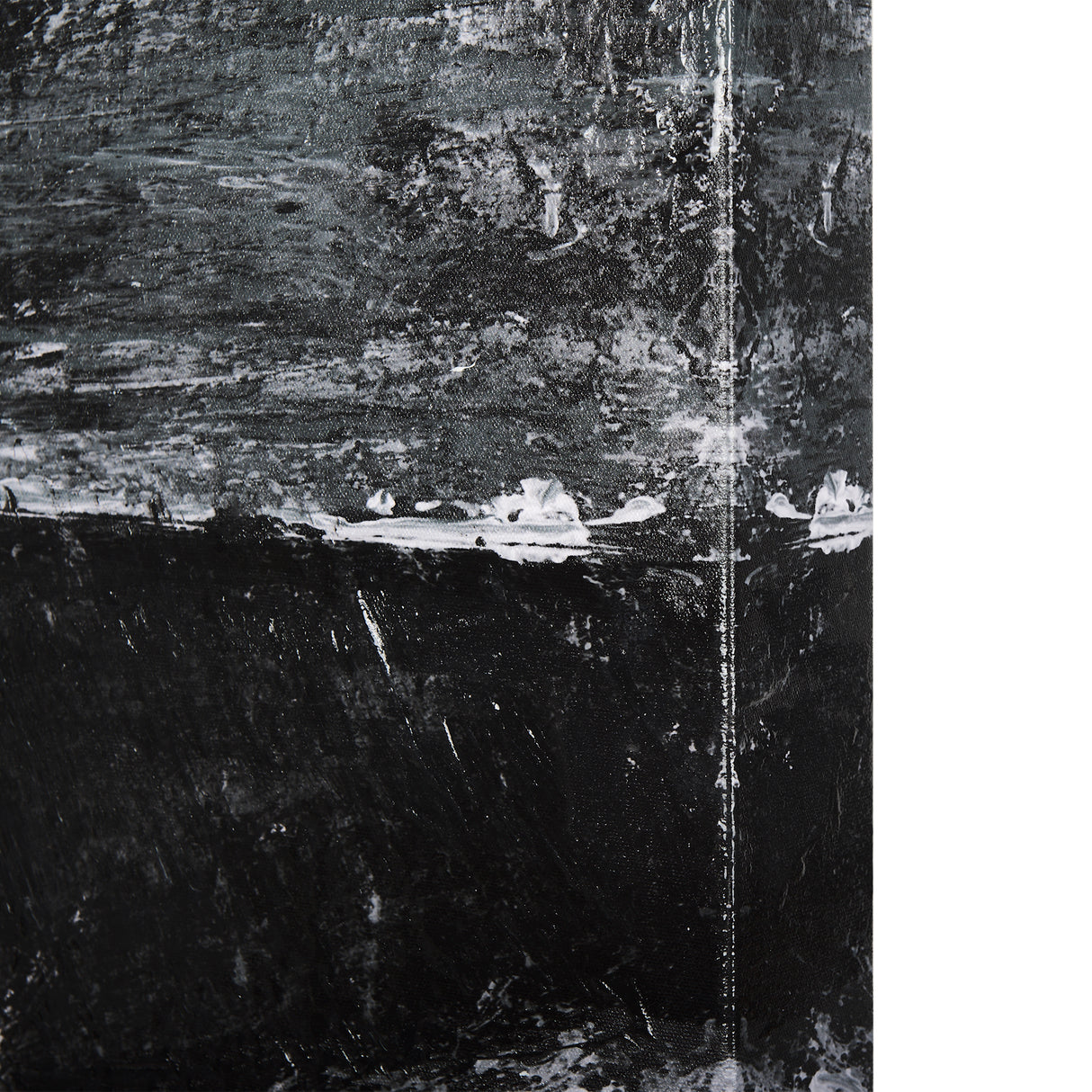 Black Composition II by Mercana Studio a Hand Embellished Textured Canvas from Mercana - Luna Furniture