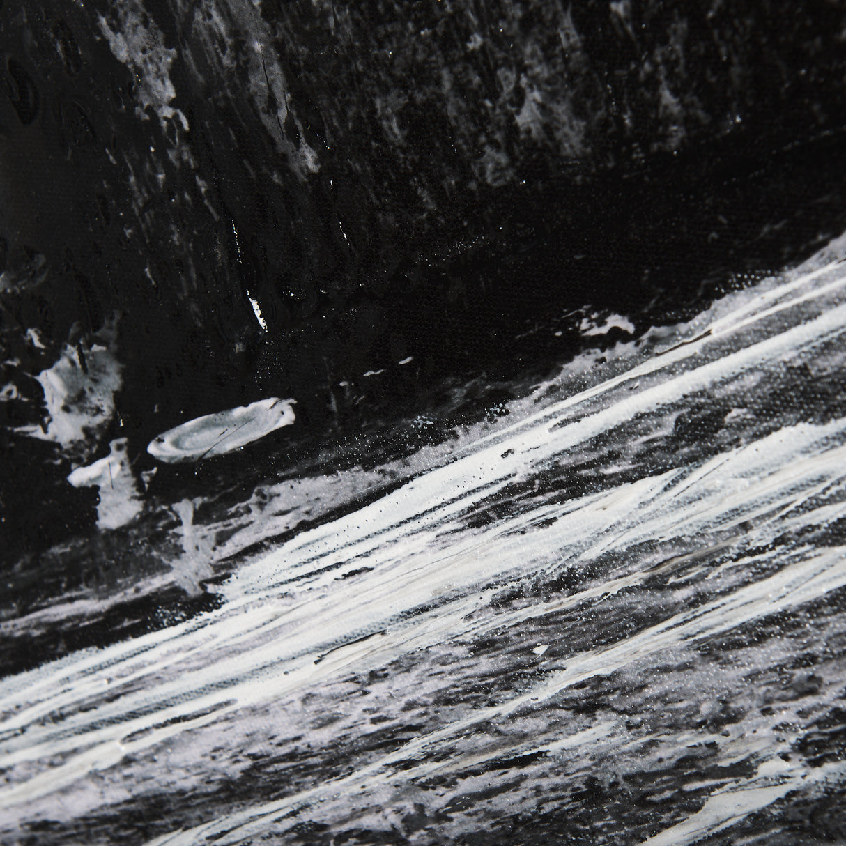 Black Composition II by Mercana Studio a Hand Embellished Textured Canvas from Mercana - Luna Furniture