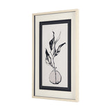 Sapphire Vase I by Mercana Studio a Hand Embellished Textured Framed Art Print Matted under Glass from Mercana - Luna Furniture