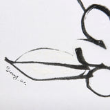 Blossoming Cherry Branch by Mercana Studio Hand Embellished Framed Art Print Matted under Glass from Mercana - Luna Furniture